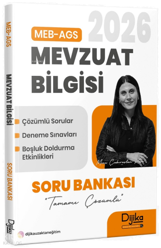 Dijika Yayınları 2026 MEB - AGS Mevzuat Bilgisi Soru Bankası Çözümlü