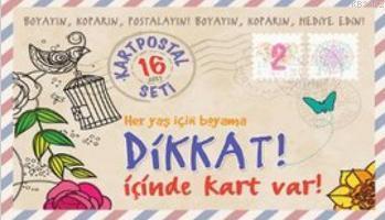 Dikkat İçinde Kart Var 2 (Ciltli); Her Yaş İçin Boyama