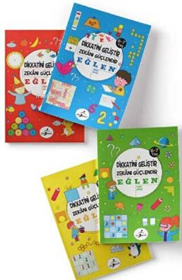 Dikkatini Geliştir, Zekanı Güçlendir ve Eğlen 6-7 Yaş 4 Kitap Set