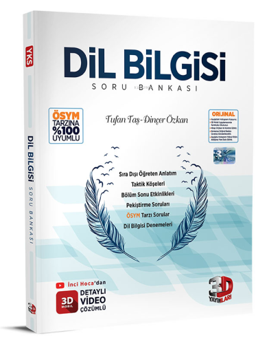 Dil Bilgisi Tamamı Video Çözümlü Soru Bankası 3D Yayınları