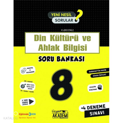 Din Kültürü Ve Ahlak Bilgisi - Soru Bankası