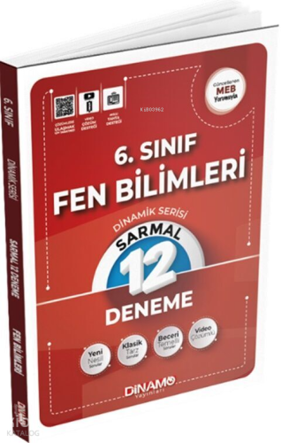 Dinamo 6. Sınıf Fen Bilimleri Sarmal 12 li Deneme Dinamik Serisi