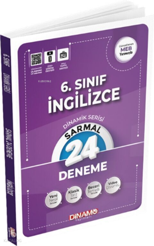 Dinamo 6. Sınıf İngilizce Sarmal 24 lü Deneme Dinamik Serisi