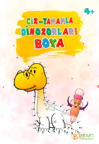 Dinozorları Boya;Çiz-Tamamla