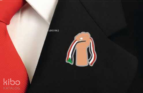 Diren Filistin İslami Pin Bros Metal Yaka Rozeti