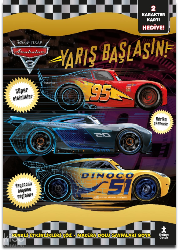 Disney Arabalar - Parıltılı Etkinlikler Kitabı