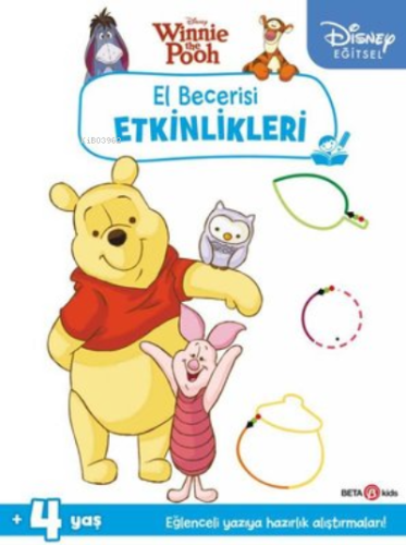Disney Eğitsel Winnie the Pooh El Becerisi Etkinlikleri Yazıya Hazırlı
