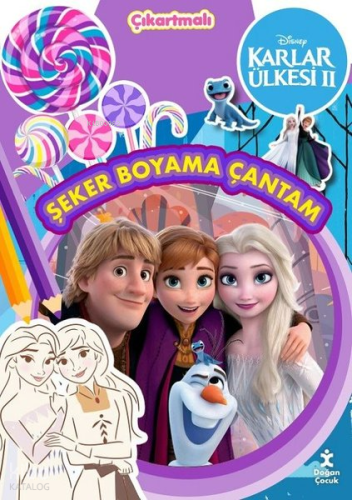 Disney Karlar Ülkesi 2 - Şeker Boyama Çantam - Çıkartmalı