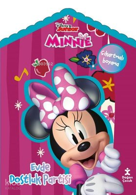 Disney Minnie Evde Çıkartmalı Boyama Kitabı