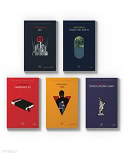 Distopya Seti (Fahrenheit 451, Cesur Yeni Dünya,  Yüksek Şatodaki Adam, 1984, Biz)