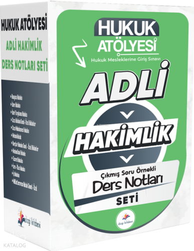 Dizgi Kitap 2026 Hukuk Atölyesi Adli Hakimlik Çıkmış Soru Örnekli Ders