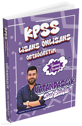 Dizgi Kitap 2026 KPSS Lisans Lise Ortaöğretim Ön Lisans Vatandaşlık Soru Bankası Çözümlü