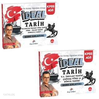 Dizgi Kitap 2026 KPSS MEB-AGS İdeal Tarih Konu Anlatımı (2 Kitap)