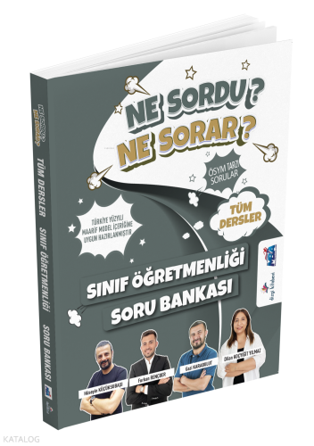 Dizgi Kitap 2026 ÖABT MEB-AGS Sınıf Öğretmenliği Ne Sordu Ne Sorar Sor