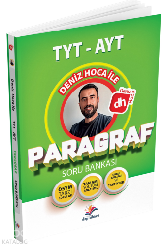 Dizgi Kitap Deniz Hoca TYT - AYT Paragraf Soru Bankası