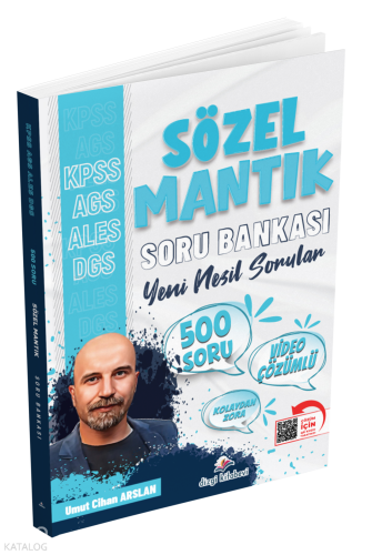 Dizgi Kitap KPSS MEB-AGS ALES DGS Sözel Mantık Soru Bankası Çözümlü