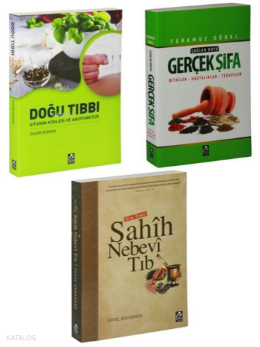 Doğu Tıbbı ve Sahih Nebevi Tıp Gerçek Şifa Seti (3 Kitap)