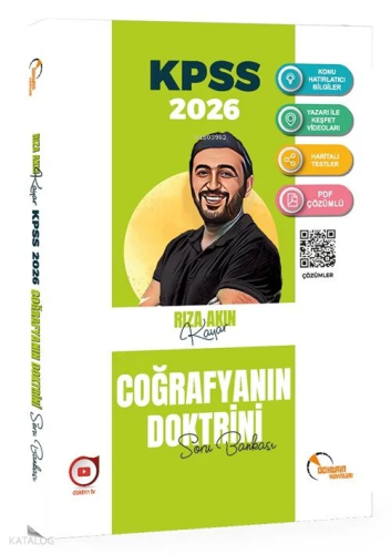 Doktrin 2026 KPSS Coğrafyanın Doktrini Soru Bankası Çözümlü