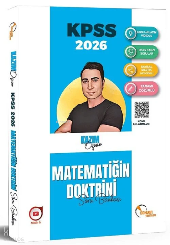 Doktrin 2026 KPSS Matematik Doktrini Soru Bankası Çözümlü