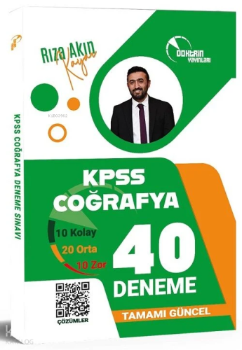 Doktrin KPSS Coğrafya 40 Deneme Çözümlü