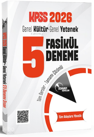 Doktrin Yayınları 2026 KPSS 5 Fasikül Deneme (Tamamı Çözümlü)