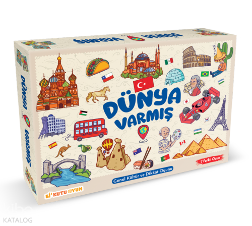 Dünya Varmış - Genel Kültür ve Dikkat Oyunu (7 Farklı Oyun)