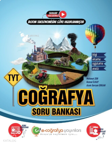 E-Coğrafya TYT Coğrafya Soru Bankası