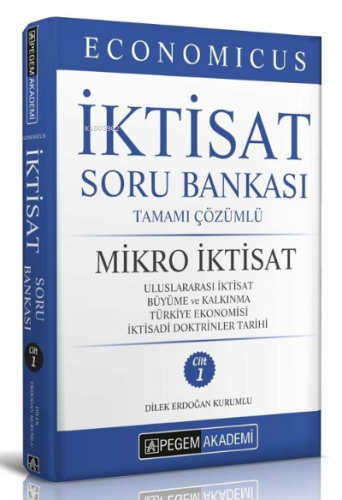 Economicus İktisat Tamamı Çözümlü Soru Bankası Cilt 1 Mikro İktisat