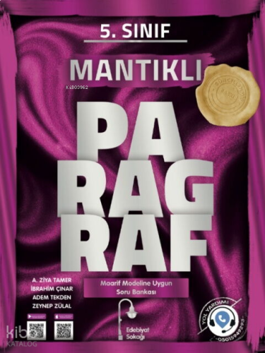 Edebiyat Sokağı 5. Sınıf Paragraf Mantıklı Soru Bankası