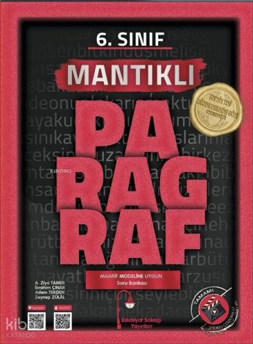 Edebiyat Sokağı 6. Sınıf Paragraf Mantıklı Soru Bankası
