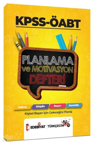 Edebiyat TV KPSS - ÖABT Planlama ve Motivasyon Defteri