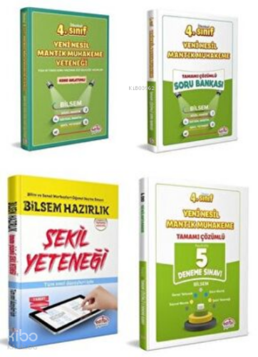 EDİTÖR 4. SINIF BİLSEM HAZIRLIK KİTAPLARI SETİ 4 LÜ SET