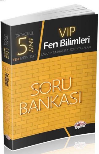 Editör Yayınları 5. Sınıf VIP Fen Bilimleri Soru Bankası Editör