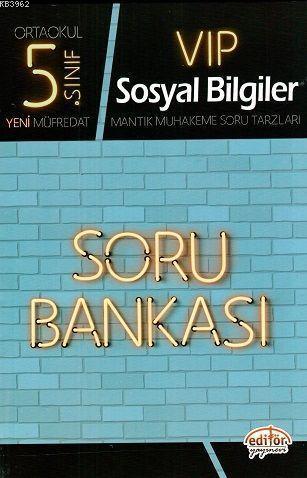 Editör Yayınları 5. Sınıf VIP Sosyal Bilgiler Soru Bankası Editör