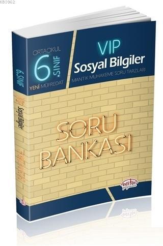 Editör Yayınları 6. Sınıf VIP Sosyal Bilgiler Soru Bankası Editör