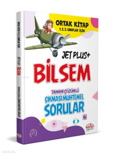 Editör Yayınları Bilsem Jet Plus Ortak Kitap Tamamı Çözümlü Muhtemel Çıkmış Sorular