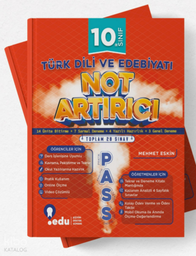 Edu Yayınları 10. Sınıf Türk Dili ve Edebiyat PASS Not Artırıcı