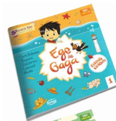 Ege İle Gaga Etkinlik Kitabım 1;Fark Bulmaca, Boyama, Eşleştirme, Labirent, Maske