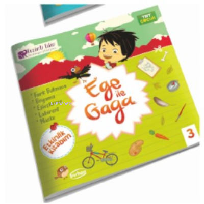 Ege İle Gaga Etkinlik Kitabım 3;Fark Bulmaca, Boyama, Eşleştirme, Labirent, Maske