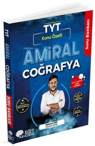 Eğit Akademi Amiral Coğrafya TYT Konu Özetli Soru Bankası