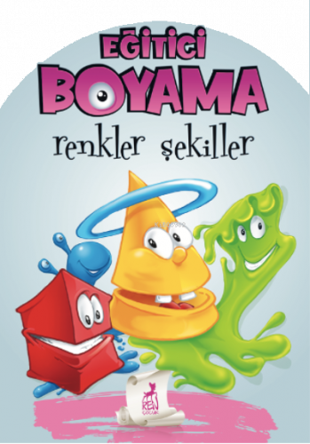 Eğitici Öğretici Boyama -Renkler Şekiller