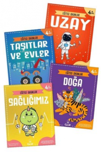 Eğitici Oyunlar Serisi Seti - 4 Kitap Takım
