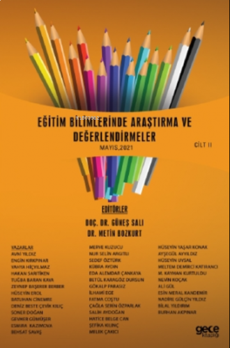 Eğitim Bilimlerinde Araştırma Ve Değerlendirmeler Mayıs Cilt Ii