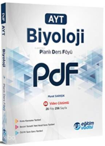 Eğitim Vadisi Yayınları AYT (Pdf) Biyoloji