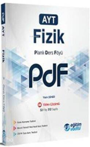 Eğitim Vadisi Yayınları Ayt (Pdf) Fizik