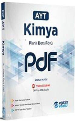 Eğitim Vadisi Yayınları AYT (Pdf) Kimya