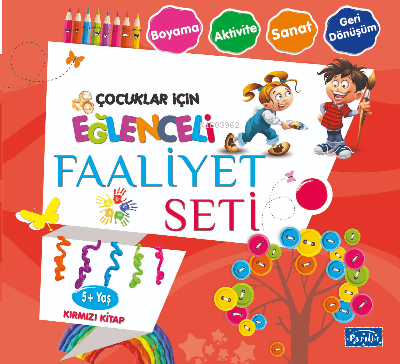 Eğlenceli Faaliyet Seti Kırmızı Kitap – 5 Yaş Üzeri