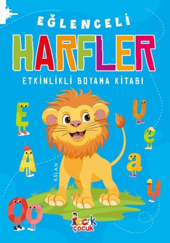 Eğlenceli Harfler (Etkinlikli Boyama Kitabı)