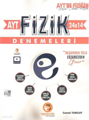Egzersiz Yayınları AYT Denemeleri Fizik