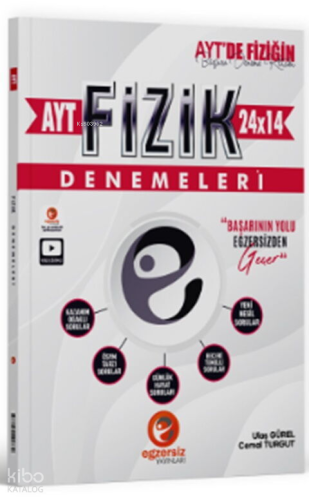 Egzersiz Yayınları AYT Fizik 24 x 14 Denemeleri